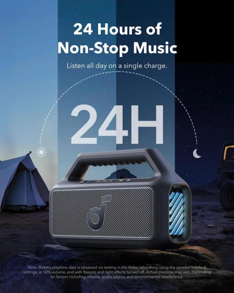 Bluetooth reproduktor Anker soundcore Boom 2 černý