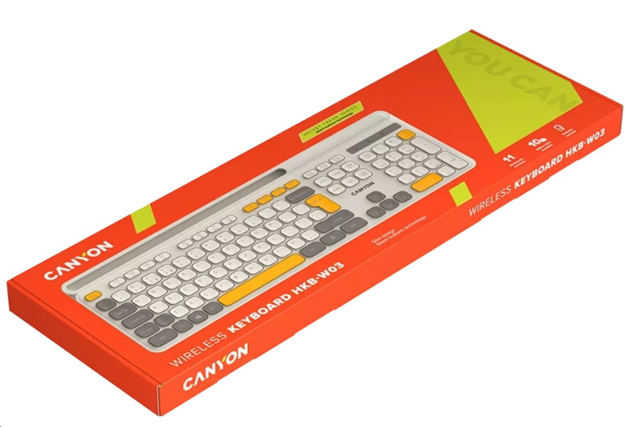 CANYON HKB-W03 bezdrátová klávesnice