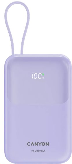 CANYON Power Bank PB-101, 10000mAh PD22.5W, purple