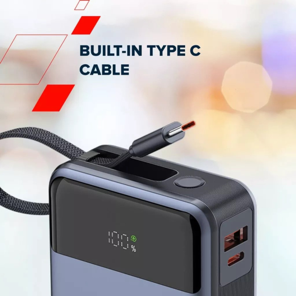 CANYON Power Bank PB-600, 20000mAh PD65W, dark grey