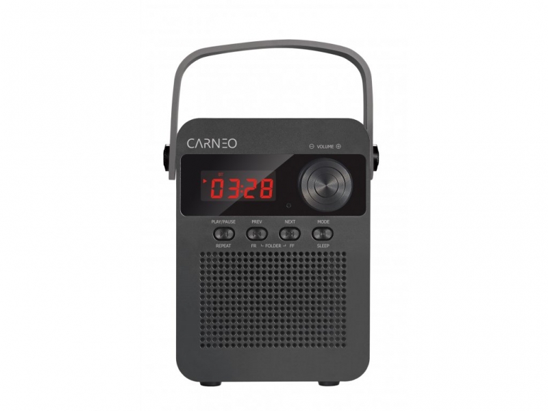 CARNEO F90 FM rádio, BT reproduktor, black/wood