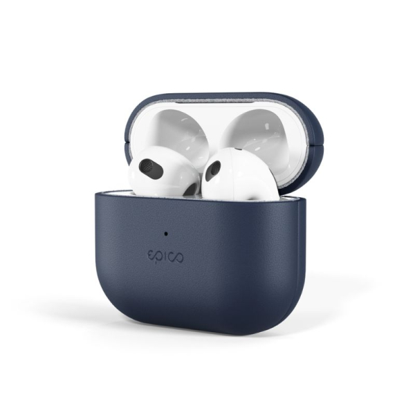 Epico Leather Case Airpods 3 - modrá