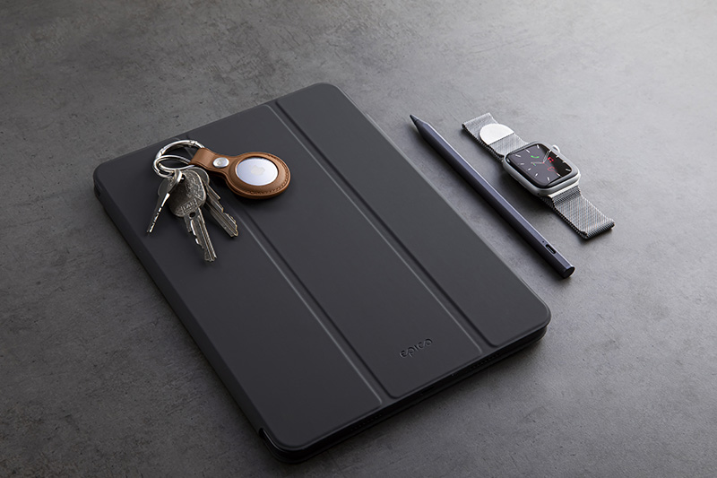 Epico Leather Case for AirTag - hnědá