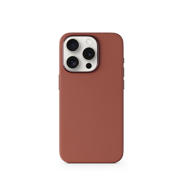 Epico Mag+ kožený kryt iPhone 15 Pro Max - hnědý