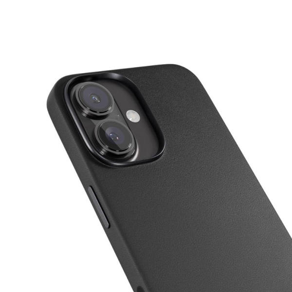 Epico Mag+ Leather Case iPhone 16 - černá
