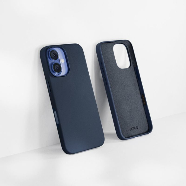 Epico Mag+ Leather Case iPhone 16 Plus - modrá