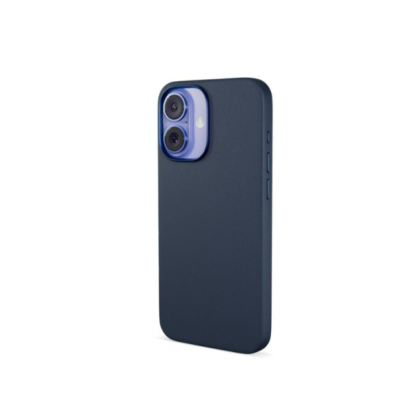 Epico Mag+ Leather Case iPhone 16 Plus - modrá