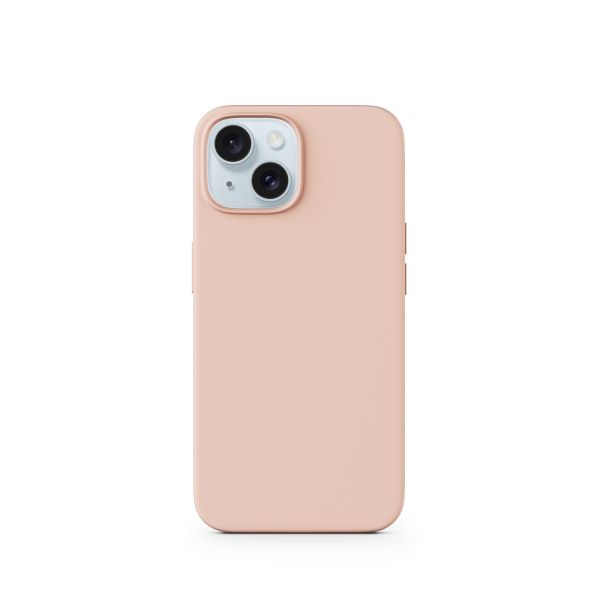 Epico Mag+ Silicone Case for iPhone 15 - MagSafe compatible - růžová
