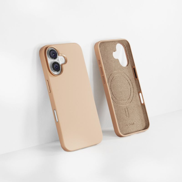 Epico Mag+ Silicone Case Pro iPhone 16 - pouštní titan