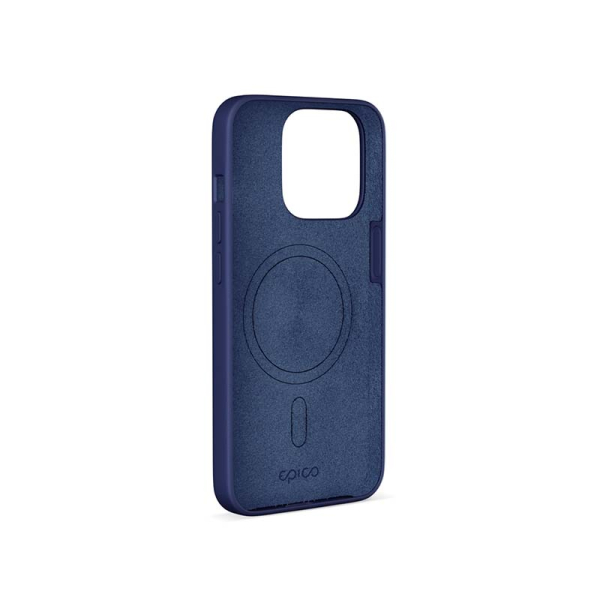 EPICO SILICONE MAGNETIC - MAGSAFE COMPATIBLE CASE iPhone 14 Pro - modrá