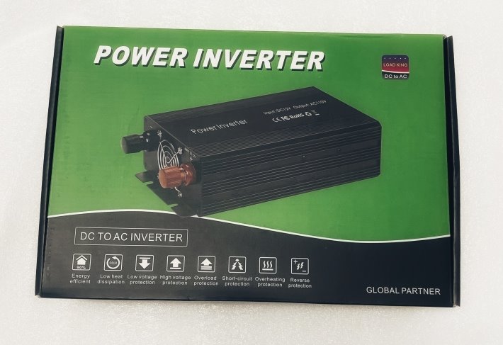 Eurocase měnič napětí DC/AC DY-1000-12, 12V/220V, 1000W (MT-MX1000)