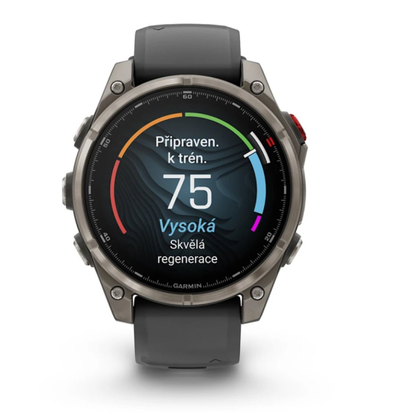 Garmin fenix 8 Pro – 47 mm, AMOLED Saphire,Titanium, černá