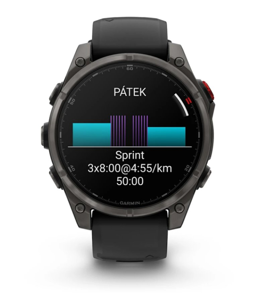 Garmin fenix 8 Pro – 47 mm, AMOLED Saphire,Titanium, černá