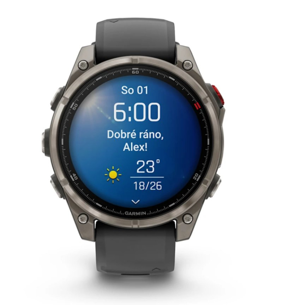 Garmin fenix 8 Pro – 47 mm, AMOLED Saphire,Titanium, černá