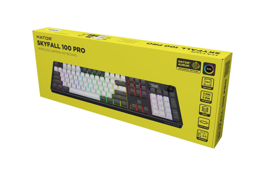 Hator Skyfall 100 PRO bezdrátová klávesnice (US)