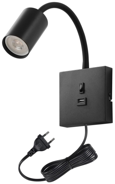 IMMAX PUNTO USB černé