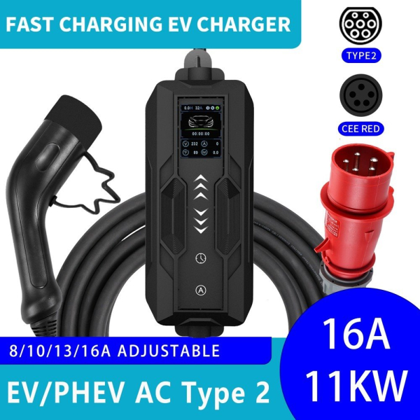 IMMAX SMART cestovní nabíjecí stanice pro elektromobily EV/PHEV AC Type 2 11 kW