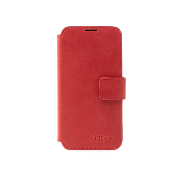 Kožené pouzdro typu kniha FIXED ProFit pro Samsung Galaxy A34 5G, červené
