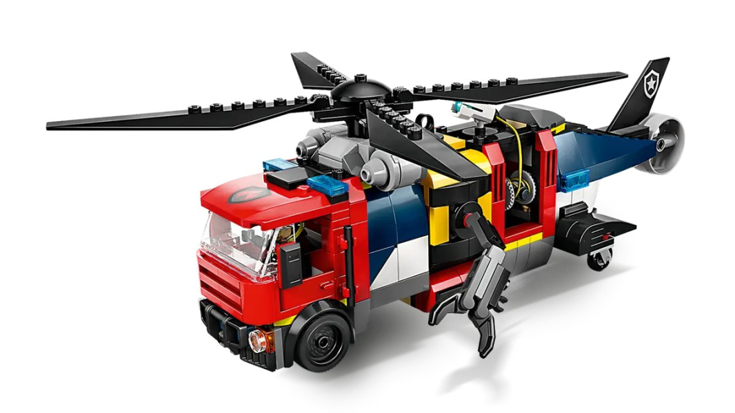 LEGO City Helikoptéra, hasičský vůz a ponorka 60462