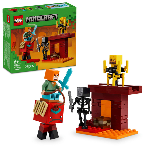 LEGO Minecraft Lávová bitva v Netheru 21266