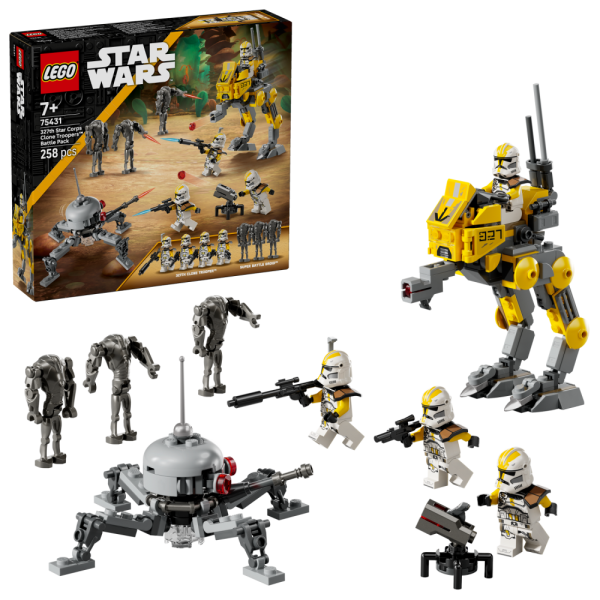 LEGO Star Wars Bitevní balíček klonovaných vojáků z 327. hvězdného sboru 75431 