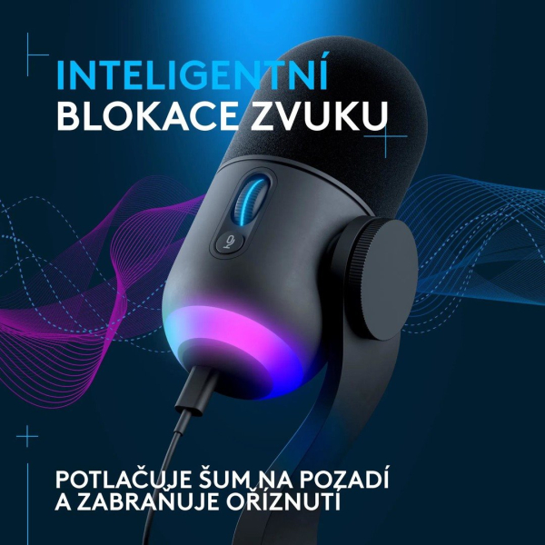 Logitech G Blue Yeti GX Dynamic RGB, black