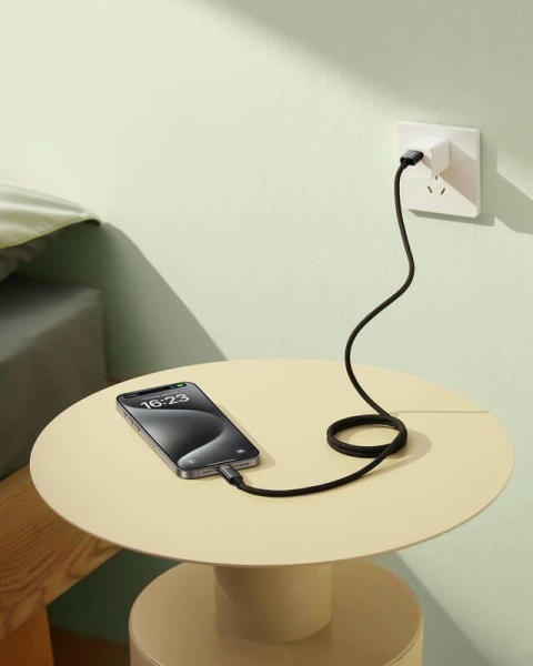Magnetický nabíjecí kabel Baseus Tungsten USB/USB-C 1m 100W černý