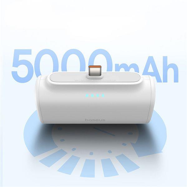 Power banka Baseus Compact 5000mAh 20W USB-C bílá