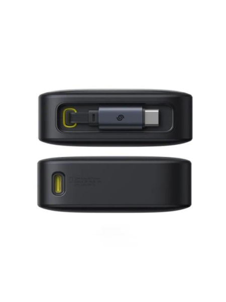 Powerbanka Baseus Free2Pull 20000mAh, 65W, s kabelem USB-C černá