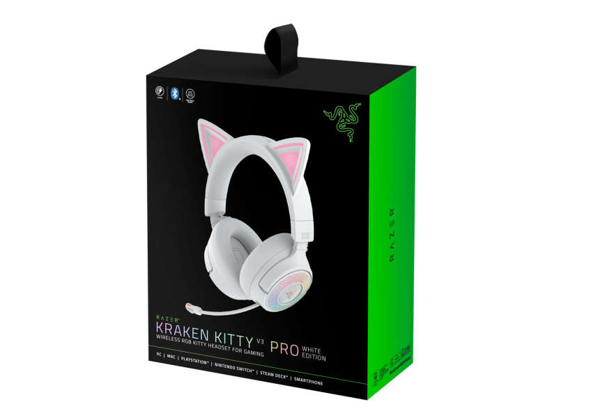 Razer Kraken Kitty V3 Pro - White