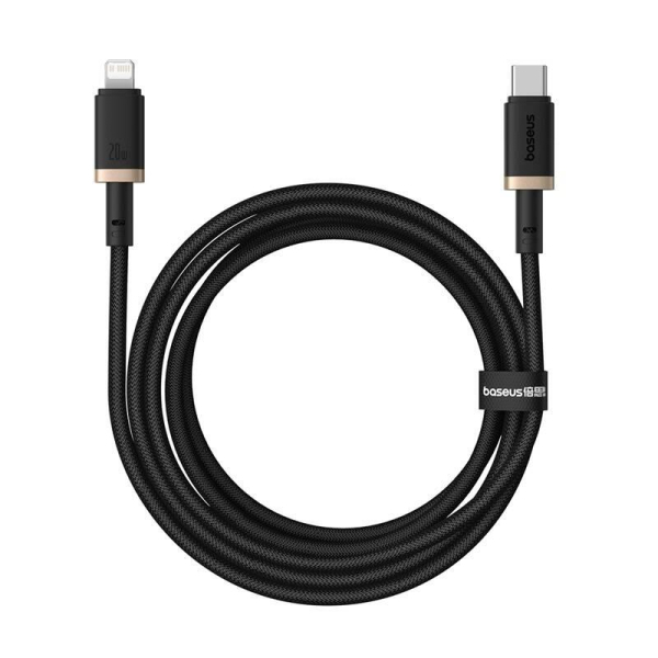 Rychlonabíjecí kabel Baseus Dura USB/Lightning 2m 20W černo zlatý