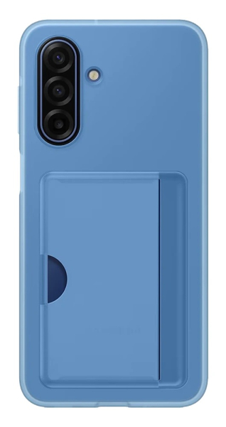 Samsung zadní kryt s kapsou na kartu pro Galaxy A17 modrý