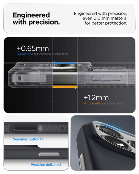 Spigen Nano Pop MagSafe, black sesame - iPhone 17 Pro