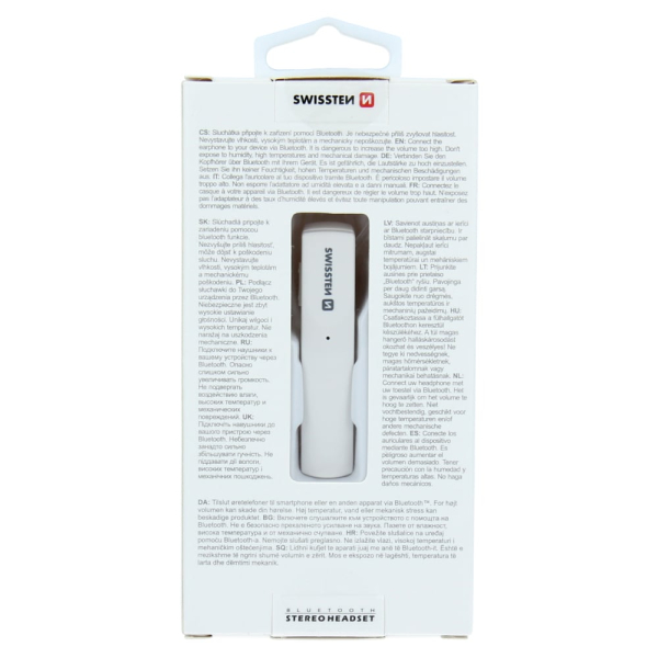 Swissten Bluetooth headset UL-9, bílý