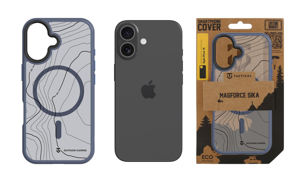 Tactical MagForce Hyperstealth Sika Kryt pro iPhone 16 Deep Blue