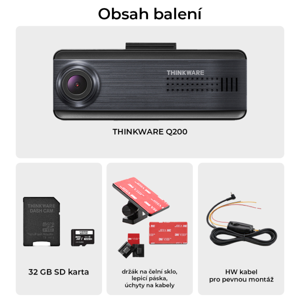 Thinkware Q200, černá