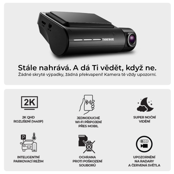 Thinkware Q850, černá