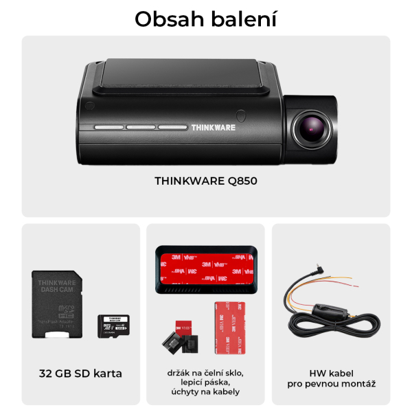 Thinkware Q850, černá