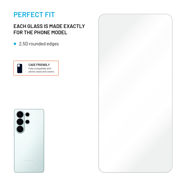 Tvrzené sklo FIXED pro Samsung Galaxy S26, 2ks, čiré