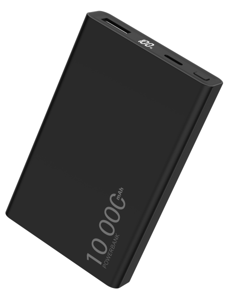 WG - Power Bank 10000 mAh,  USB-C PD 20W + USB-A 22.5W, černá