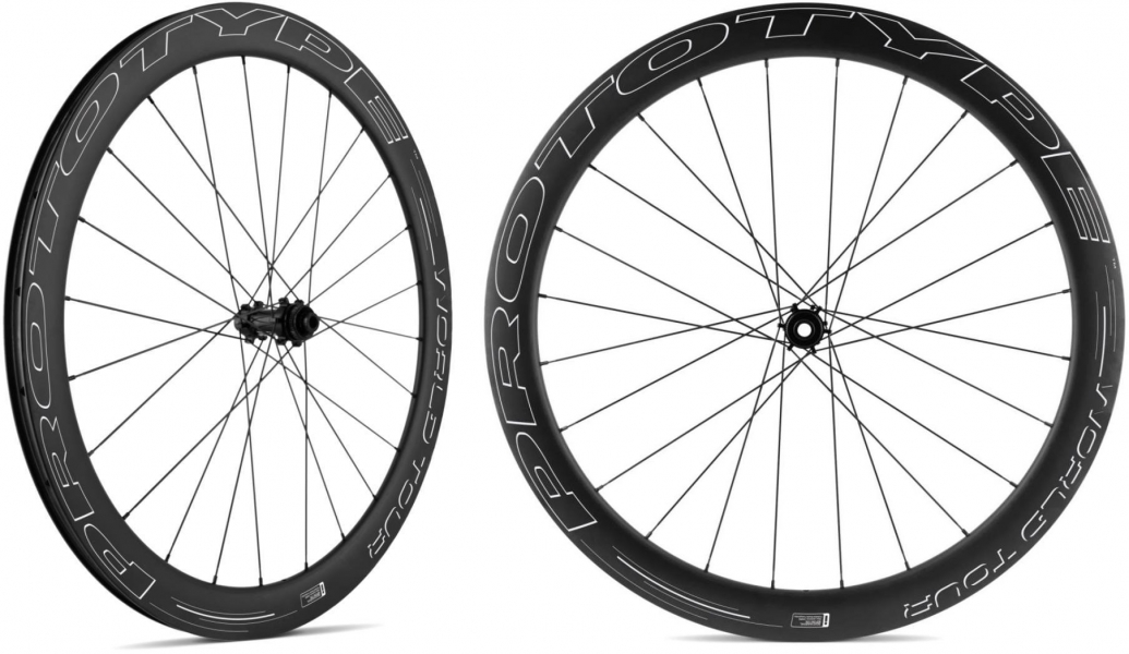 Zapletená kola Prototype 2023 ROAD World Tour Disc 5 White - 100/142 - ořech XDR